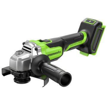 Угловая шлифовальная машина акк. GREENWORKS AG590, 24V, б/щет, 125 мм, 8500 об/мин, Anti-Kickback 