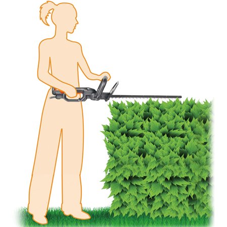 Кусторез электрический WORX WG210E, 60 см, 600 Вт, Без аккумулятора и зарядного устройства