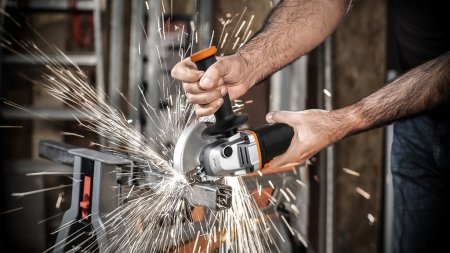 Угловая шлифмашина WORX WX800.9 аккумуляторная 20V, 115мм, Без аккумулятора и зарядного устройства