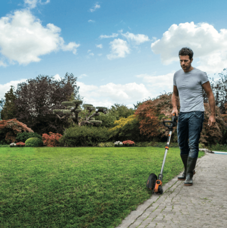 Триммер аккумуляторный WORX WG163E.9, 20В, 30 см, Без аккумулятора и зарядного устройства