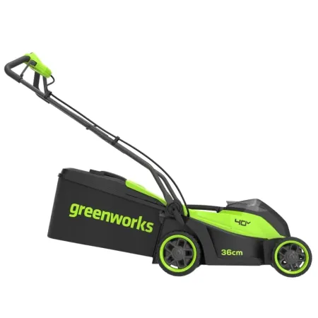 Газонокосилка аккумуляторная GREENWORKS GD40LM361, 40V, 36 см, бесщеточная(2520807)