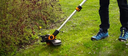 Триммер аккумуляторный WORX WG163E.9, 20В, 30 см, Без аккумулятора и зарядного устройства