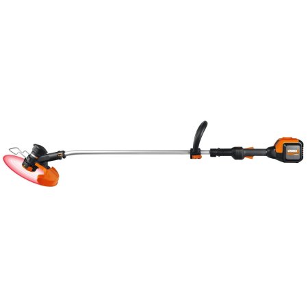 Триммер аккумуляторный WORX NITRO WG186E.92, 40В, бесщеточный, 38 см, 2 аккумулятора по 4 Ач + двойное ЗУ 2x2A