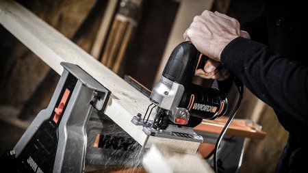 Лобзик WORX WX479 электрический 220V, 750Вт, в кейсе