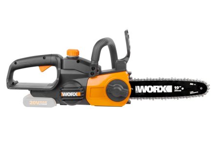 Цепная пила аккумуляторная WORX WG322E.9, 20В, 25 см, Без аккумулятора и зарядного устройства