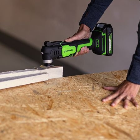 Реноватор мультитул аккумуляторный GREENWORKS G24MT, 24V, без аккумулятора и ЗУ