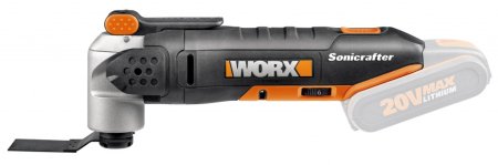 Реноватор WORX WX678.9 аккумуляторный 20V, Без аккумулятора и зарядного устройства