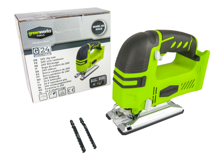 Лобзик аккумуляторный GREENWORKS G24JS, 24V, без аккумулятора и ЗУ