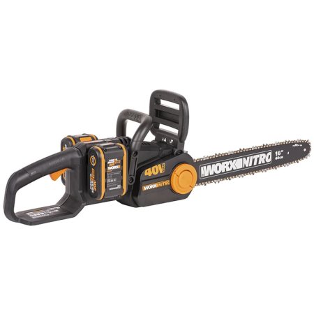 Цепная пила аккумуляторная WORX NITRO WG385E.9 40V, 40 см, бесщеточная, Без аккумулятора и зарядного устройства