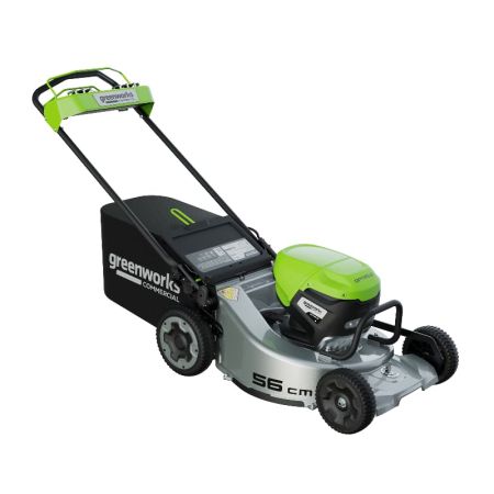 Газонокосилка аккумуляторная GREENWORKS LM221S Арт. 2519407, OPTIMUSTM, 82V, 56см, самоходная, бесщеточная, без АКБ и ЗУ Газонокосилка аккумуляторная GREENWORKS LM221S Арт. 2519407, OPTIMUSTM, 82V, 56см, самоходная, бесщеточная, без АКБ и ЗУ