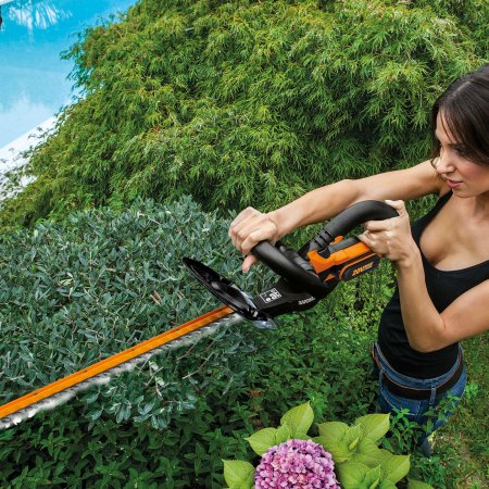 Кусторез аккумуляторный WORX WG259E.9, 52 см, 20В, Без аккумулятора и зарядного устройства
