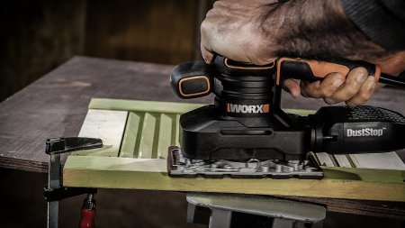 Виброшлифмашина WORX WX641 электрическая 220V, 250Вт
