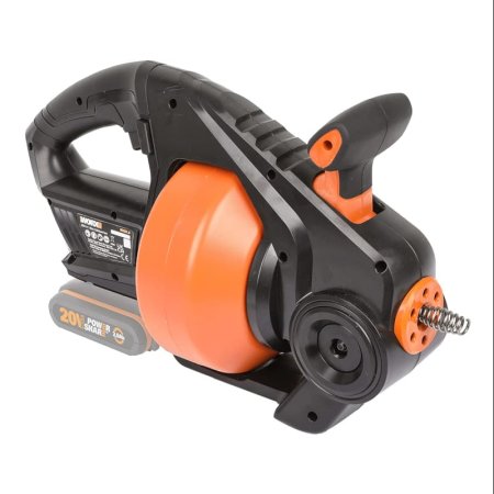 Трос сантехнический WORX WX891.9 20V аккумуляторный, Без аккумулятора и зарядного устройства
