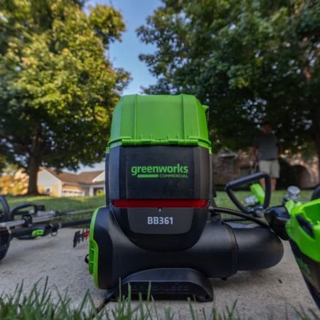 Воздуходув аккумуляторный ранцевый GREENWORKS Арт. 2408307, 82V, бесщеточный