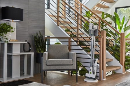 Пылесос вертикальный GREENWORKS G24SVK4D 24V (500 Вт) аккумуляторный