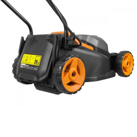 Газонокосилка аккумуляторная WORX WG779E.9, 40В, 34 см, 2 аккумулятора по 2,5 Ач + двойное ЗУ 2x2A