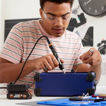 Адаптер WORX WA7160 20V для MAKER X без USB, Без аккумулятора и зарядного устройства