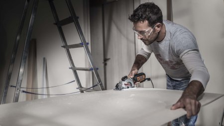 Дисковая пила компактная WORX Saw WX427 электрическая 220V, 710Вт, 120мм, в кейсе