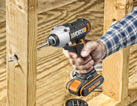 Винтоверт WORX WX290.1 аккумуляторный 20V, 107Нм, Без аккумулятора и зарядного устройства