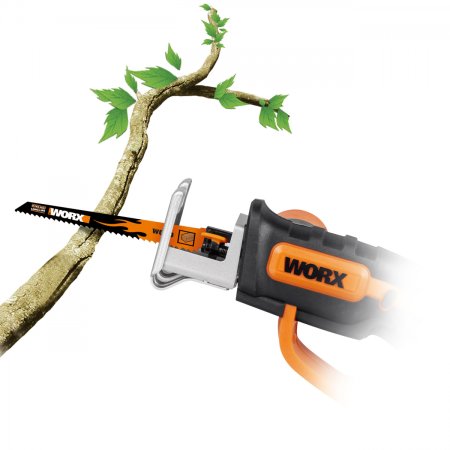 Садовая сабельная пила аккумуляторная WORX WG894E.9, 20В, 16мм, Без аккумулятора и зарядного устройства Садовая сабельная пила аккумуляторная WORX WG894E.9, 20В, 16мм, Без аккумулятора и зарядного устройства