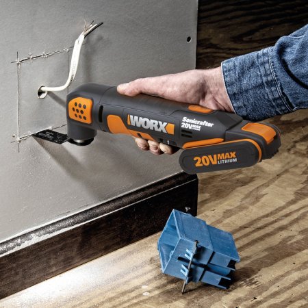 Реноватор WORX WX682.9 аккумуляторный 20V, Без аккумулятора и зарядного устройства