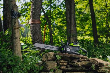 Цепная пила аккумуляторная GREENWORKS OCS500, 82V, 3 кВт, 40 см, бесщеточная