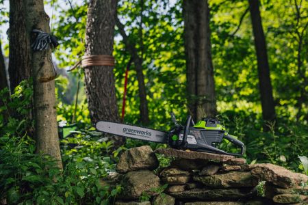 Цепная пила аккумуляторная GREENWORKS OCS500, 82V, 3 кВт, 40 см, бесщеточная