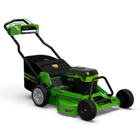 Газонокосилка аккумуляторная GREENWORKS GC82LM30 Арт. 2519207, 82V, 76см, самоходная, бесщеточная Газонокосилка аккумуляторная GREENWORKS GC82LM30 Арт. 2519207, 82V, 76см, самоходная, бесщеточная