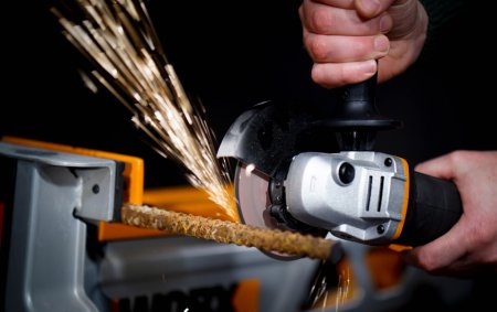 Угловая шлифмашина WORX WX803.9 аккумуляторная 20V, 125мм, Без аккумулятора и зарядного устройства