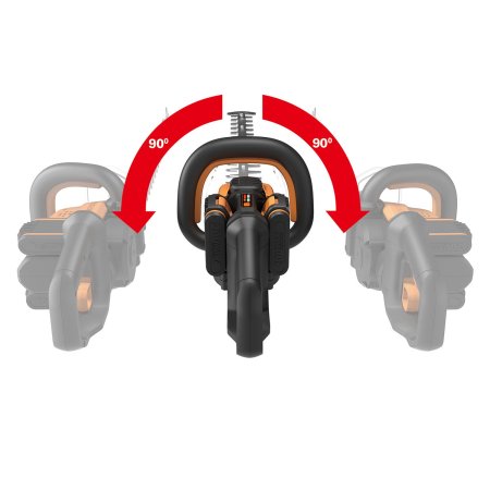 Кусторез аккумуляторный WORX WG284E.9, 40В, 60 см, Без аккумулятора и зарядного устройства