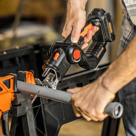 Лобзик – сабельная пила 2-в-1 WORX Axis WX550.9 аккумуляторный 20V, Без аккумулятора и зарядного устройства