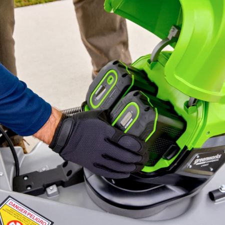 Газонокосилка аккумуляторная GREENWORKS LM221S Арт. 2519407, OPTIMUSTM, 82V, 56см, самоходная, бесщеточная, без АКБ и ЗУ Газонокосилка аккумуляторная GREENWORKS LM221S Арт. 2519407, OPTIMUSTM, 82V, 56см, самоходная, бесщеточная, без АКБ и ЗУ