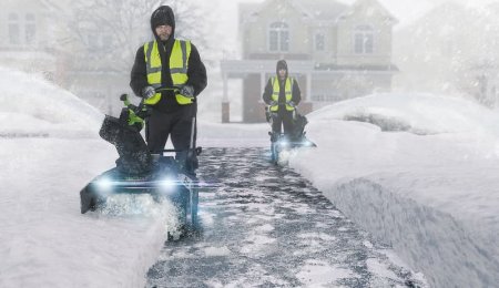 Снегоуборщик аккумуляторный GREENWORKS GD82, 82V,  см, бесщеточный