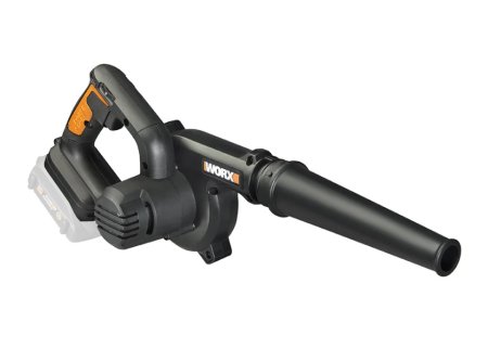 Воздуходувка аккумуляторная WORX WX094.9, 20В, 250 км/ч, Без аккумулятора и зарядного устройства