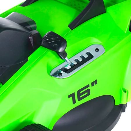 Газонокосилка аккумуляторная GREENWORKS GD40LM16X, 40V, 41 см, бесщеточная