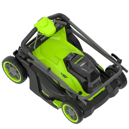 Газонокосилка аккумуляторная GREENWORKS GD24X2LM411 ,  2х24V, 41 см, бесщеточная (2520907) Газонокосилка аккумуляторная GREENWORKS GD24X2LM411 ,  2х24V, 41 см, бесщеточная (2520907)