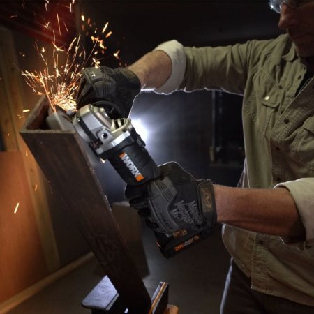 Угловая шлифмашина WORX WX812.9 аккумуляторная 20V, 125мм, бесщеточная, Без аккумулятора и зарядного устройства