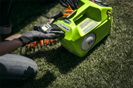 Компрессор аккумуляторный GREENWORKS G24AC, 24V, без аккумулятора и ЗУ