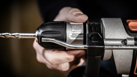 Дрель-шуруповерт ударная WORX WX318 электрическая 220V, 810Вт, в кейсе, Без аккумулятора и зарядного устройства