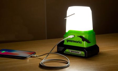 Аккумуляторный светодиодный фонарь GREENWORKS G24LA500 24V Аккумуляторный светодиодный фонарь GREENWORKS G24LA500 24V