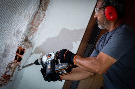 Перфоратор WORX WX392.9 аккумуляторный 20V 2,2Дж, Без аккумулятора и зарядного устройства