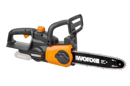 Цепная пила аккумуляторная WORX WG322E.9, 20В, 25 см, Без аккумулятора и зарядного устройства