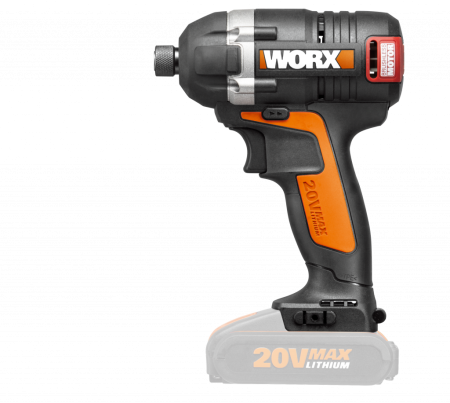 Винтоверт WORX BL WX292.9 аккумуляторный 20V, 175Нм, бесщеточный, 2 аккумулятора по 2 Ач + зарядное устройство, в кейсе