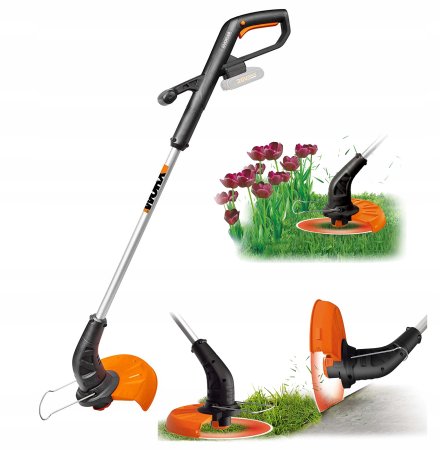 Триммер аккумуляторный WORX WG157E.9, 20В, 25 см, Без аккумулятора и зарядного устройства