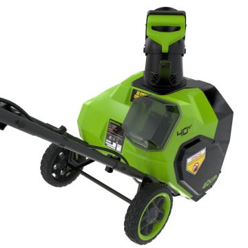 Снегоуборщик аккумуляторный GREENWORKS G40ST40, 40V, 40 см,(2603607)