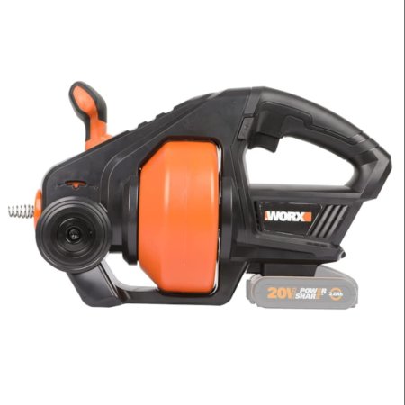 Трос сантехнический WORX WX891.9 20V аккумуляторный, Без аккумулятора и зарядного устройства