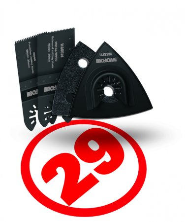 Реноватор WORX WX680 UI F30 Sonicrafter SDS электрический 220V, 350Вт, в кейсе