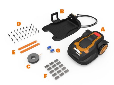 Робот газонокосилка WORX Landroid M WG757E, 800 кв.м