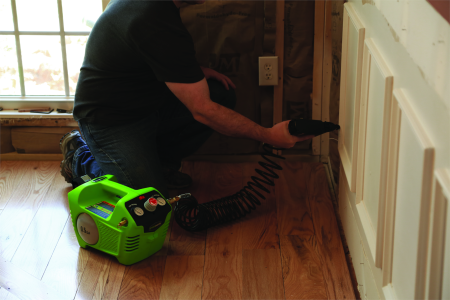 Компрессор аккумуляторный GREENWORKS G24AC, 24V, без аккумулятора и ЗУ