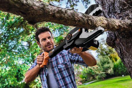 Цепная пила безопасная электрическая WORX JawSaw WG307E 220V, 600Вт, 15см